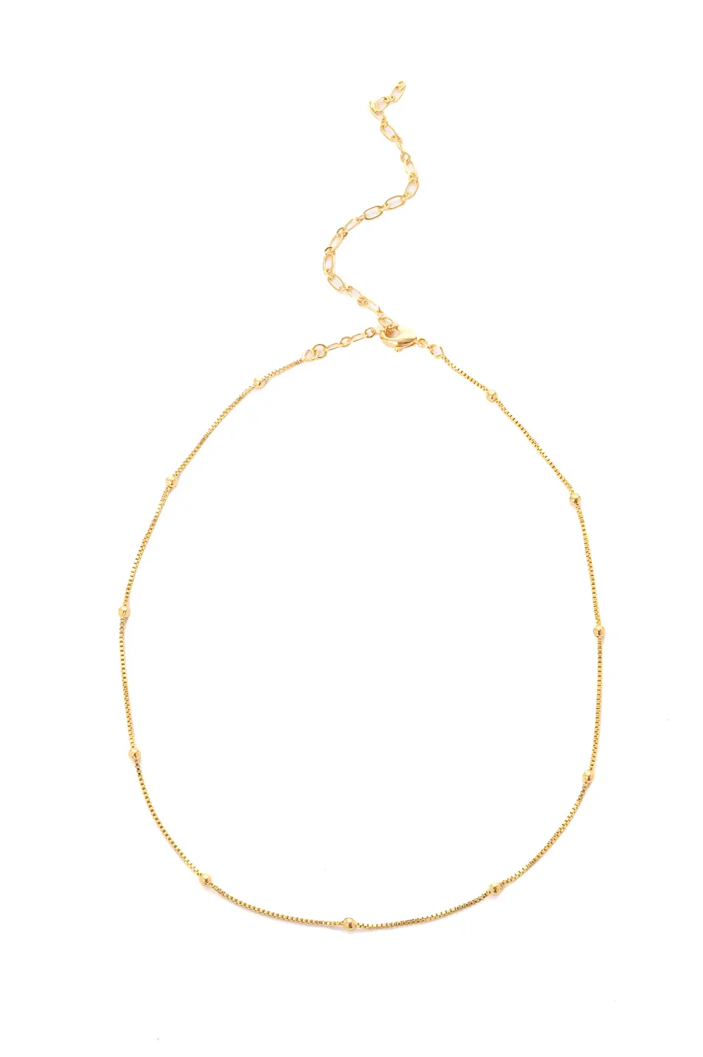 Choker Pontinhos com Banho em Ouro