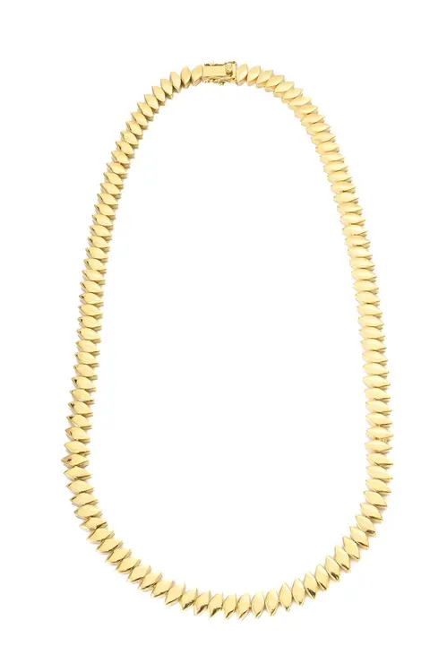 Colar Espetinho com Banho em Ouro 18k