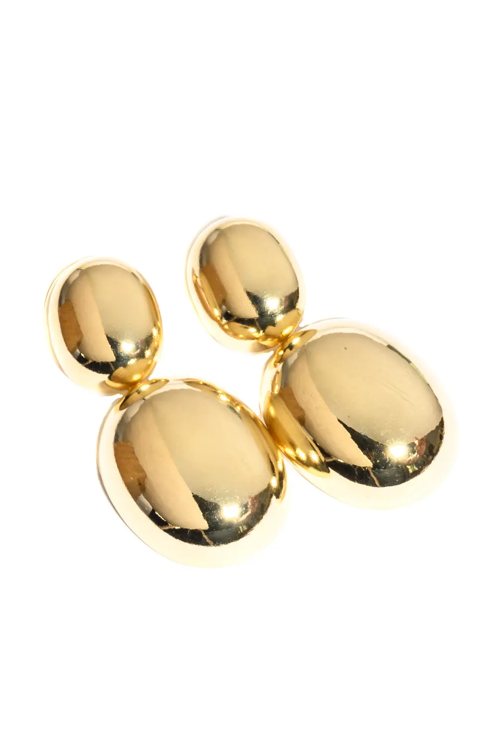 Brinco Mel com Banho em Ouro 18k