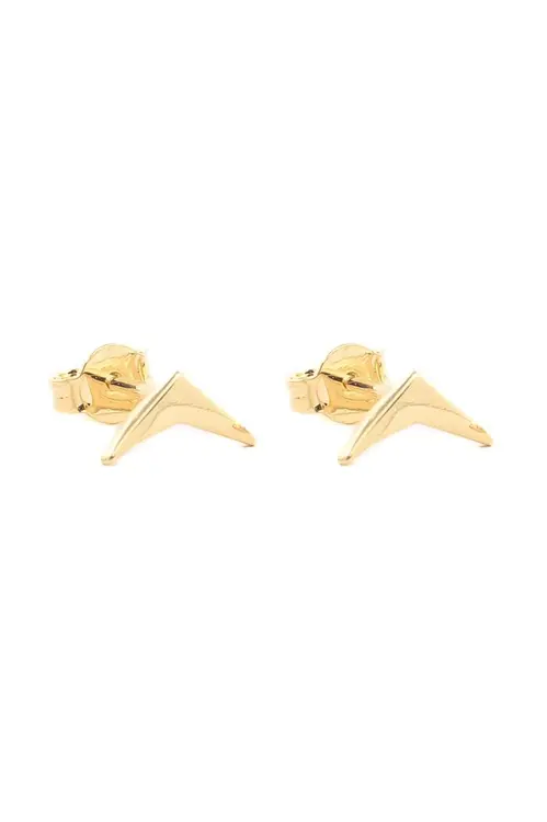 Brinco P Fluir Liso com Banho em Ouro 18k