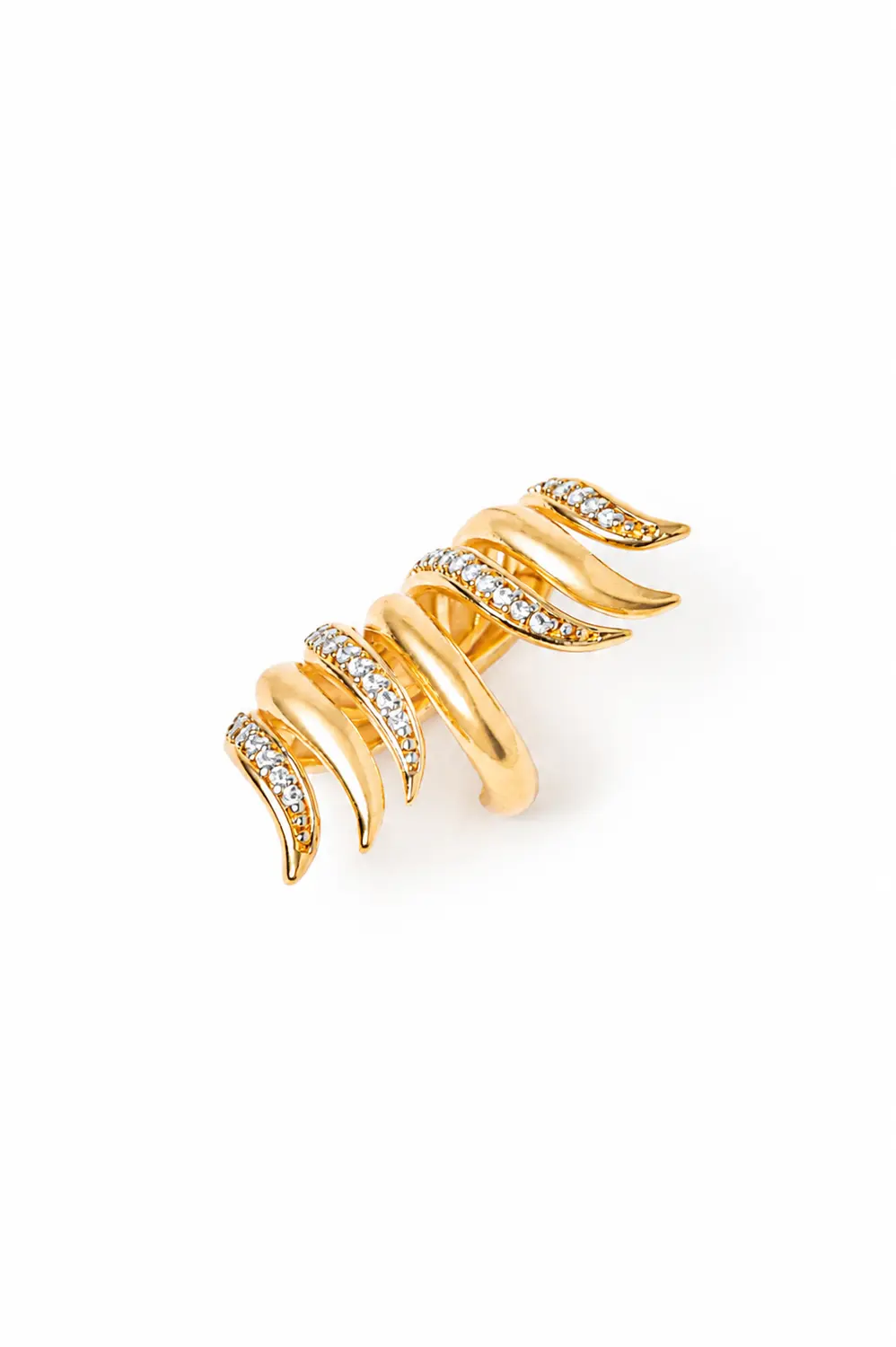 Piercing Fake Fluir Garras Canetiado com Banho em Ouro 18k