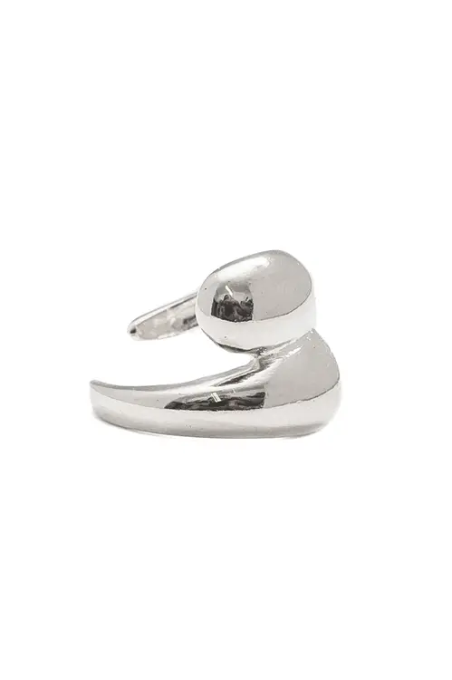 Piercing Fake Duas Gamas com Banho em Ródio Branco