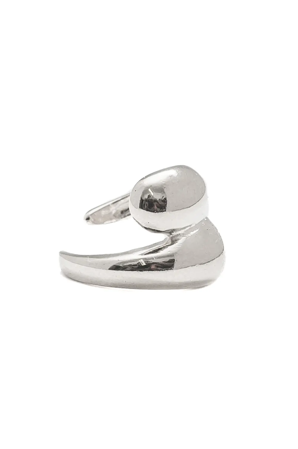 Piercing Fake Duas Gamas com Banho em Ródio Branco