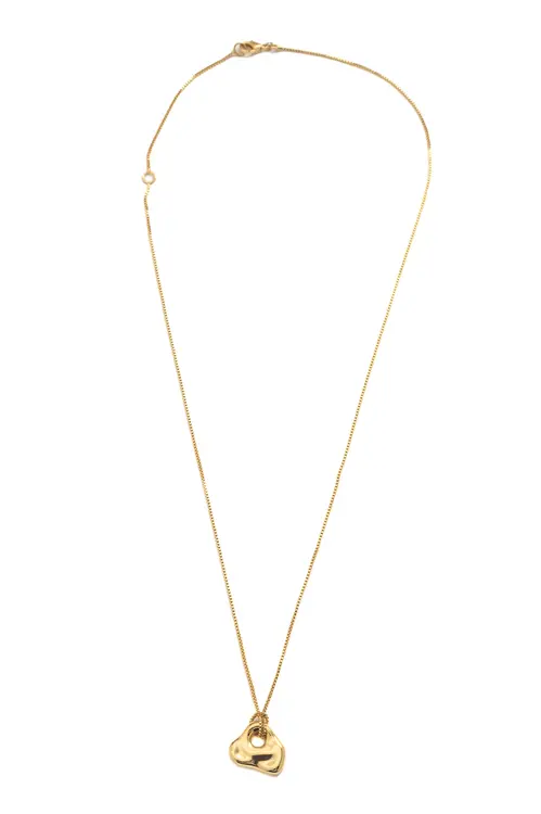 Colar P Organic com Banho em Ouro 18k