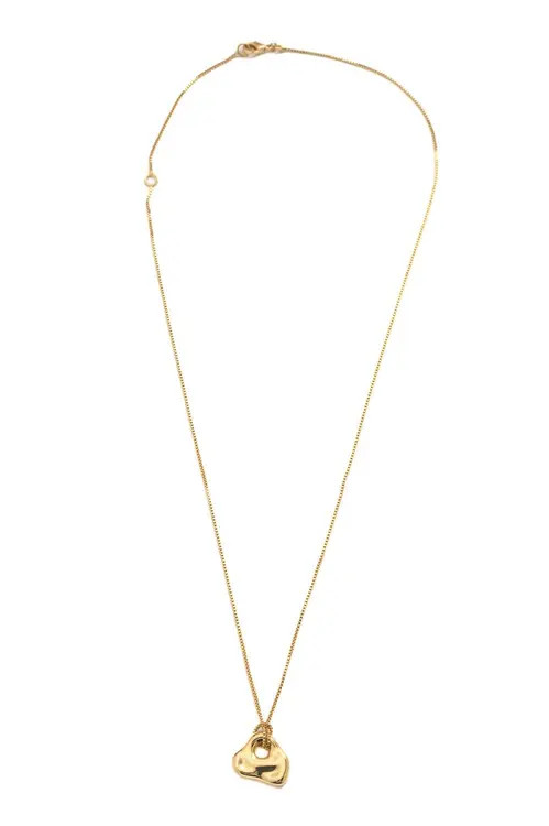 Colar P Organic com Banho em Ouro 18k