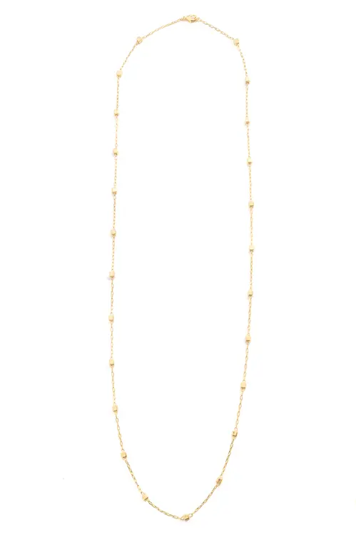 Colar Quadradinho com Banho em Ouro 18k