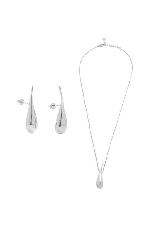 Kit Gota Slim com Banho em Ródio Branco