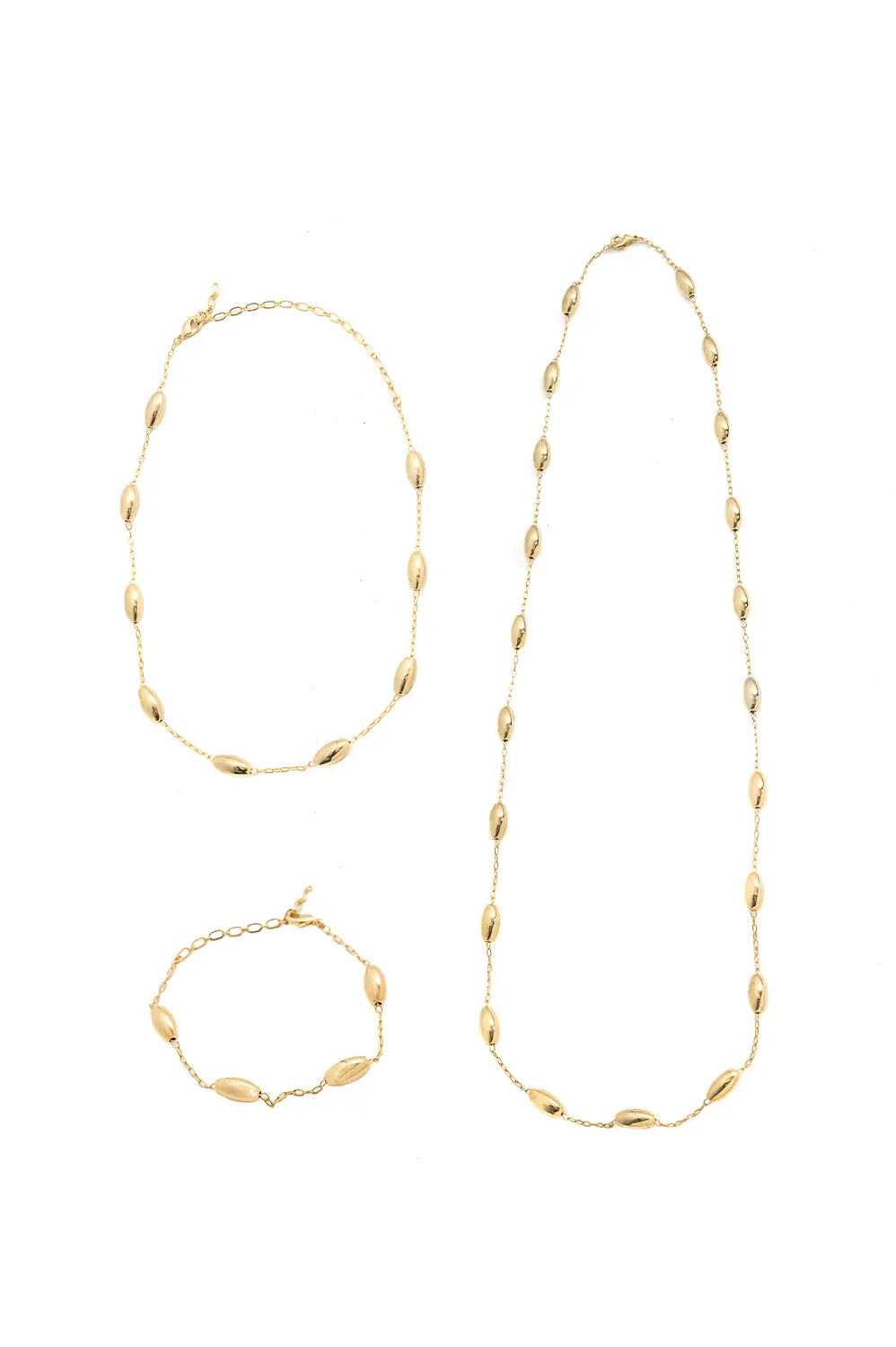 Kit Iza com Banho em Ouro 18k