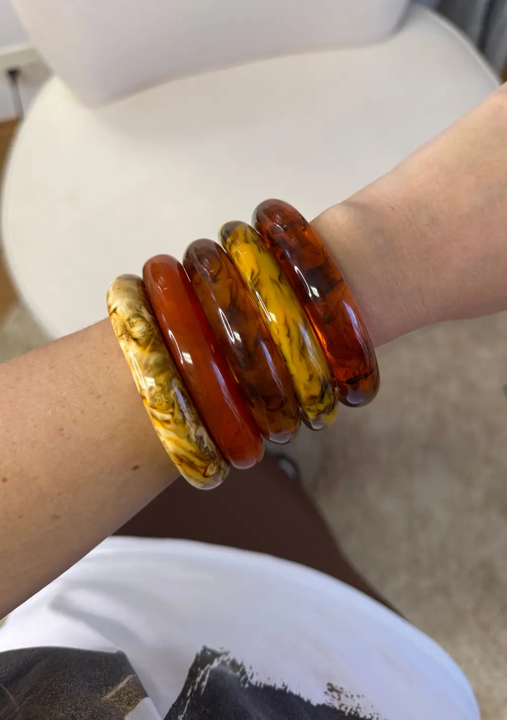 Bracelete Mini Cherry de Resina