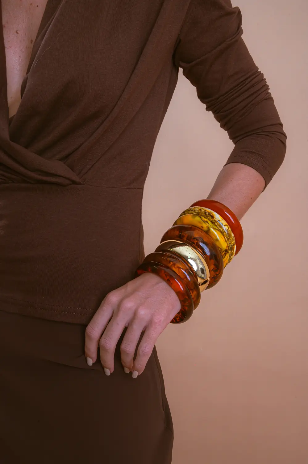 Bracelete Mini Cherry de Resina