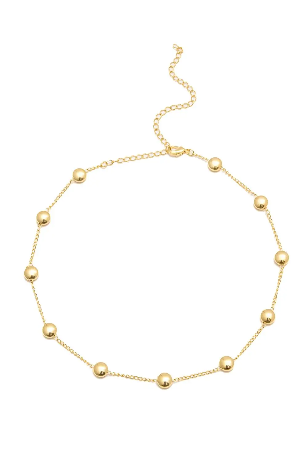 Choker Tacha com Banho em Ouro 18k