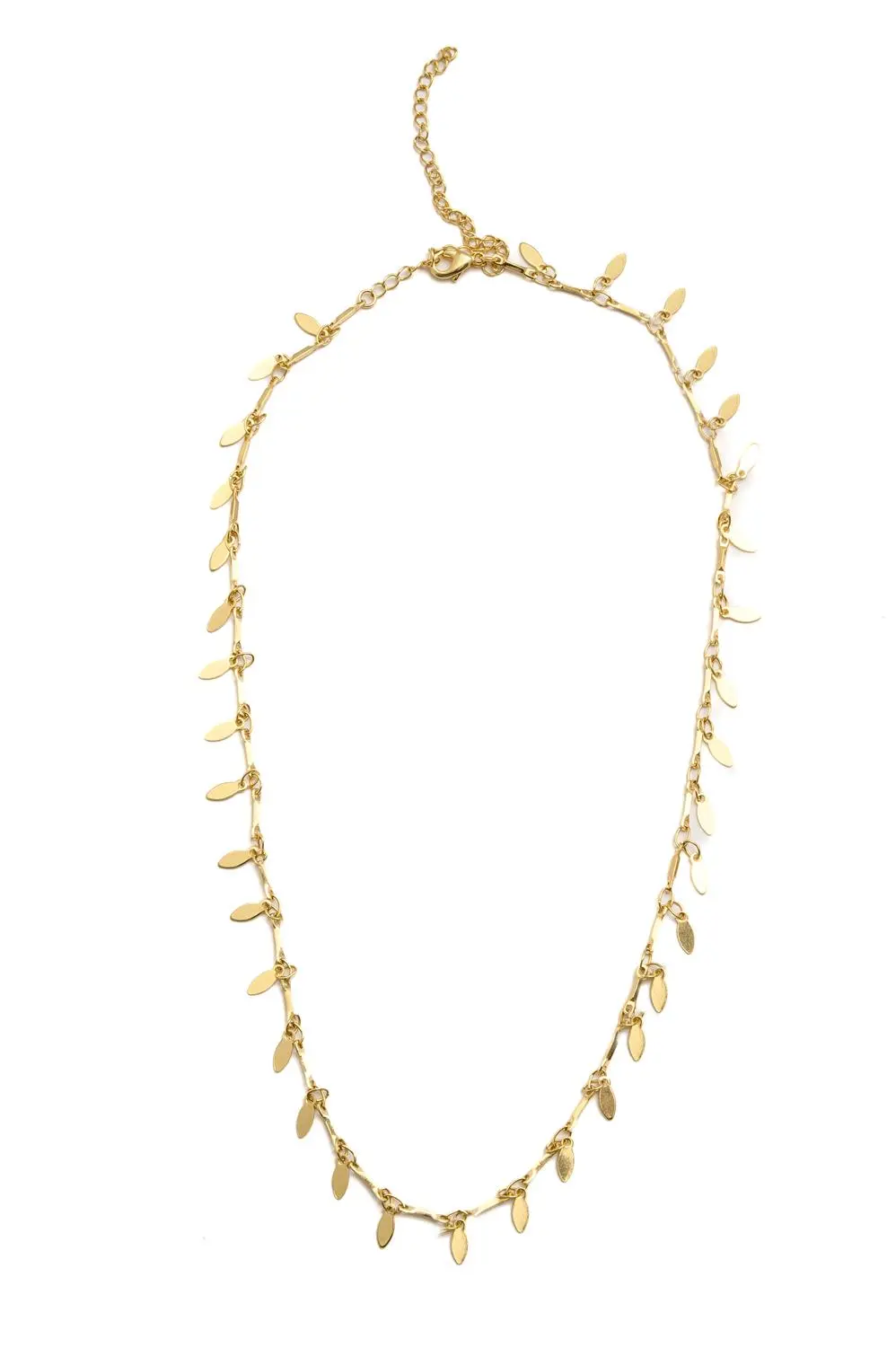Choker Medalha Oval Soltas com Banho em Ouro 18k