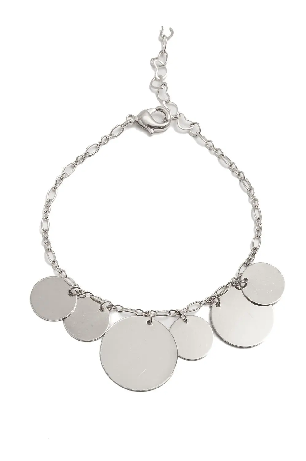Pulseira Boho com Banho em Ródio Branco