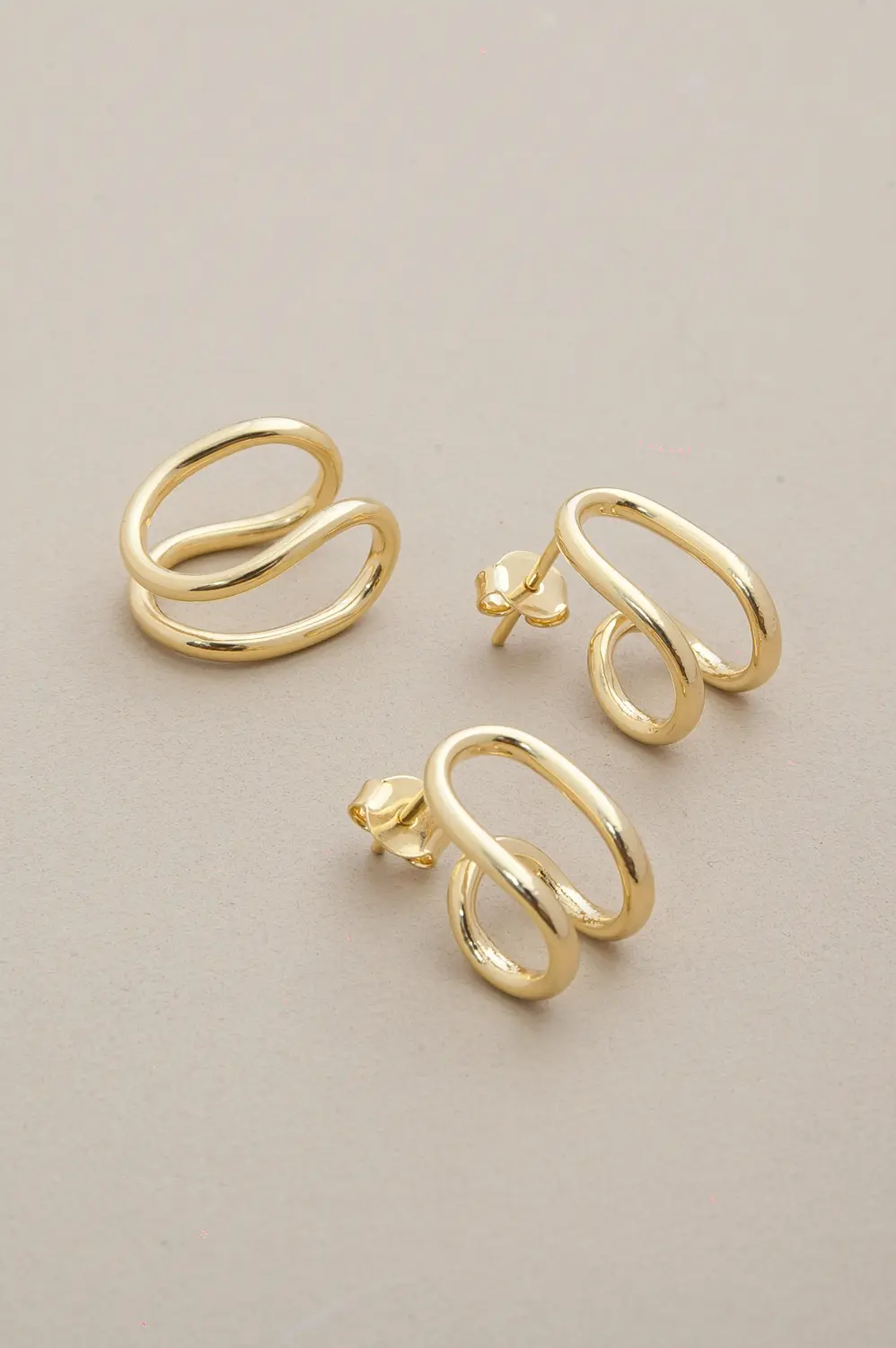 Piercing Fake Mini Básico com Banho em Ouro 18k