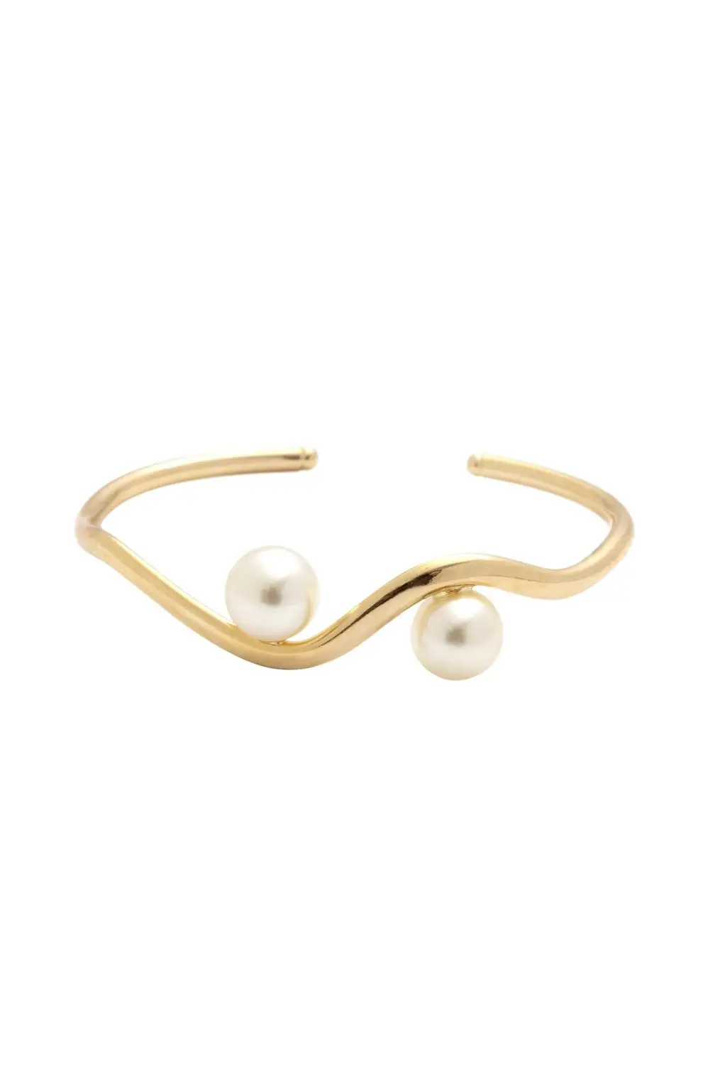 Bracelete Organic Pérola com Banho em Ouro 18k
