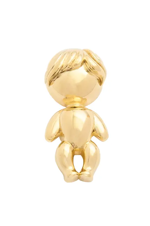 Pingente Menino Memórias com Banho em Ouro 18k