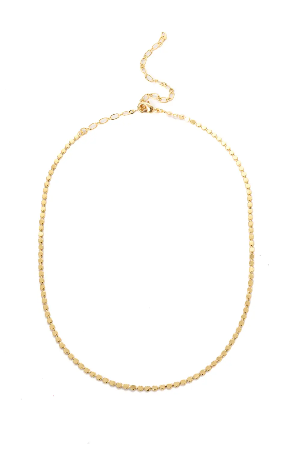 Choker Diamantada com Banho em Ouro