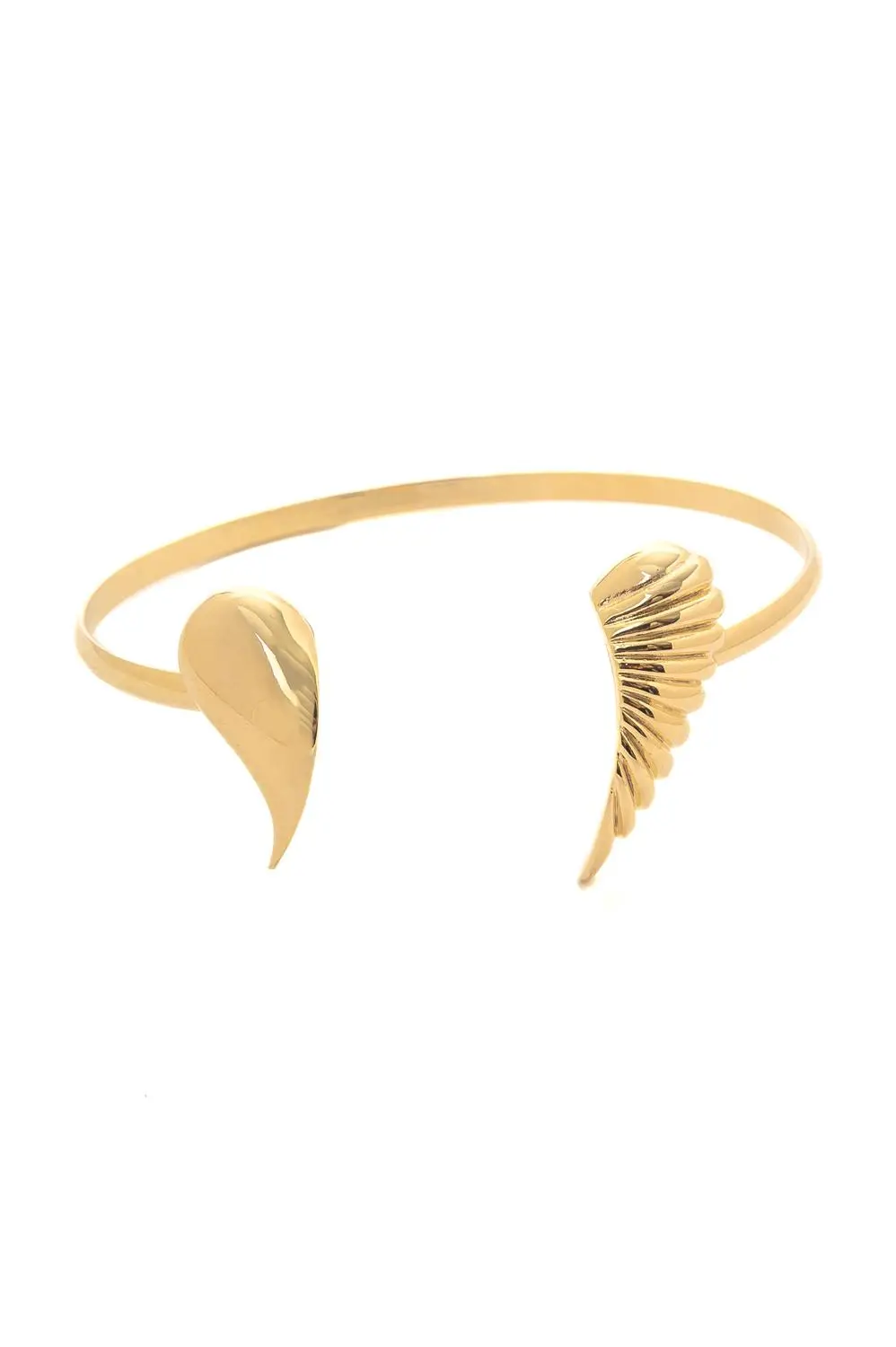 Bracelete Coração Goma com Banho em Ouro 18k
