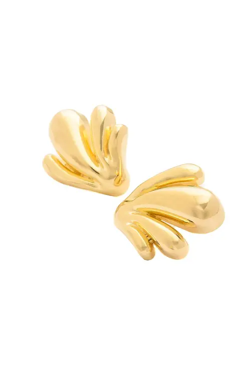 Brinco Drop com Banho em Ouro 18k