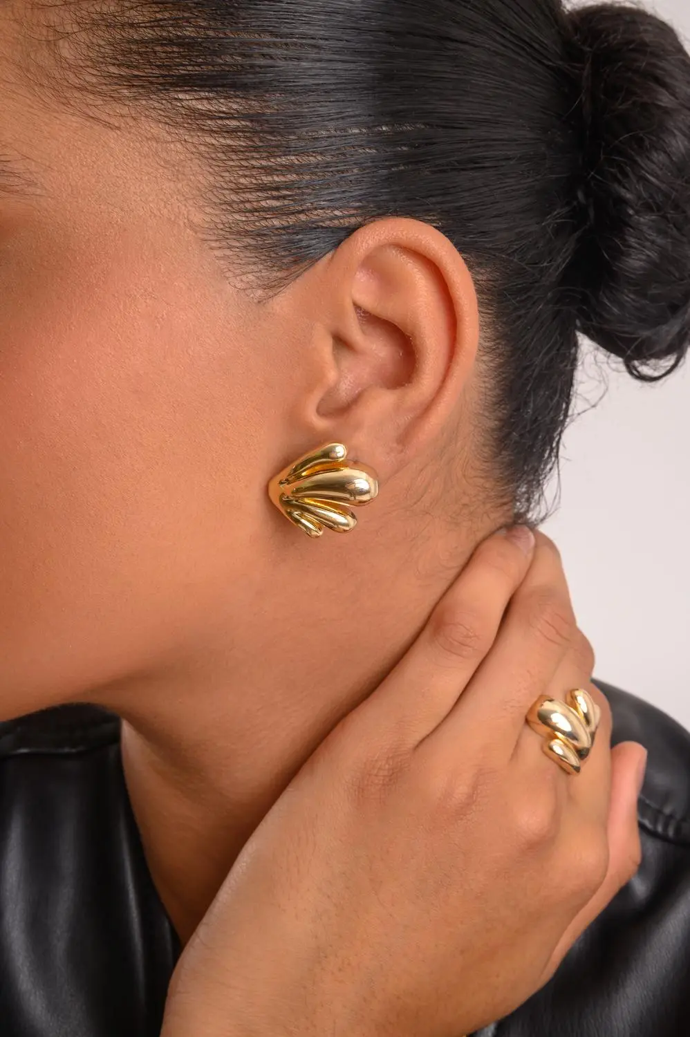 Brinco Drop com Banho em Ouro 18k