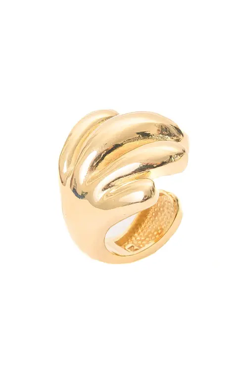 Anel Comunike com Banho em Ouro 18k