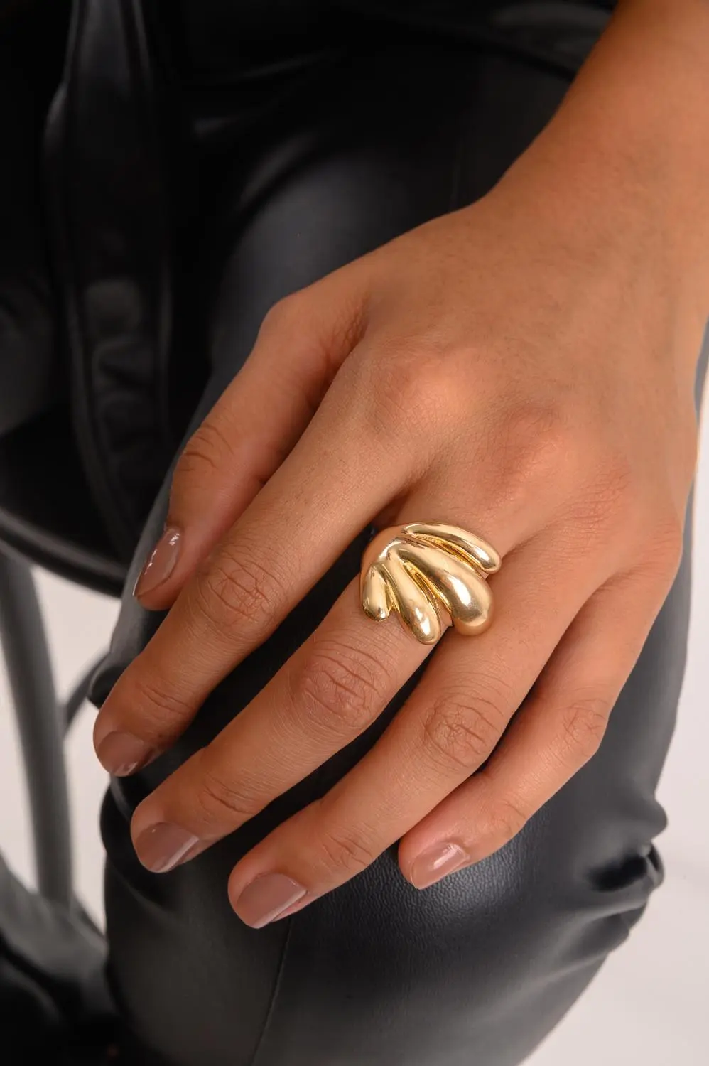 Anel Comunike com Banho em Ouro 18k
