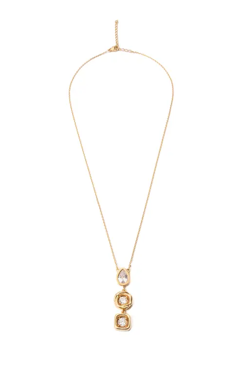 Colar Triplo Conecta com Banho em Ouro 18k