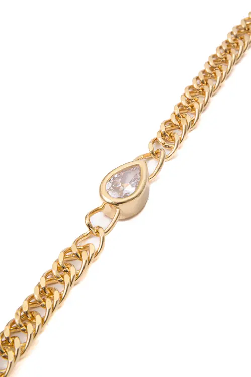 Pulseira Gota Conecta com Banho em Ouro 18k