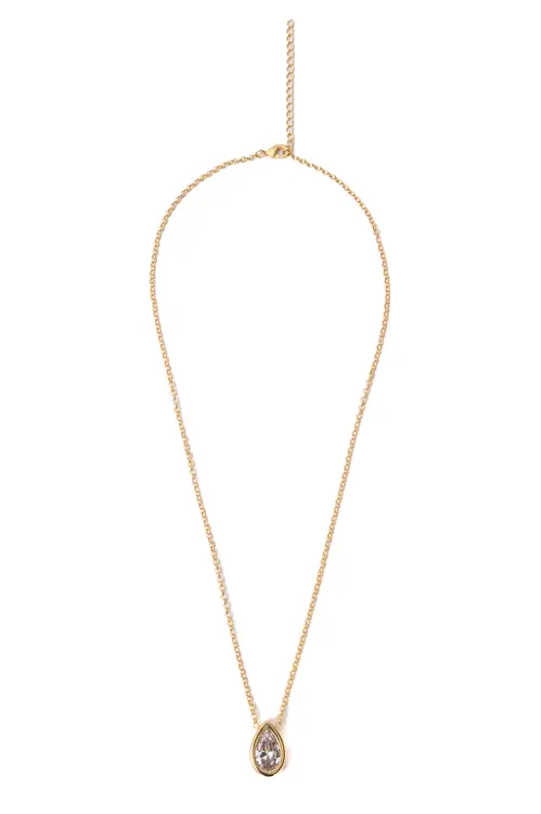 Colar Gota Conecta com Banho em Ouro 18k