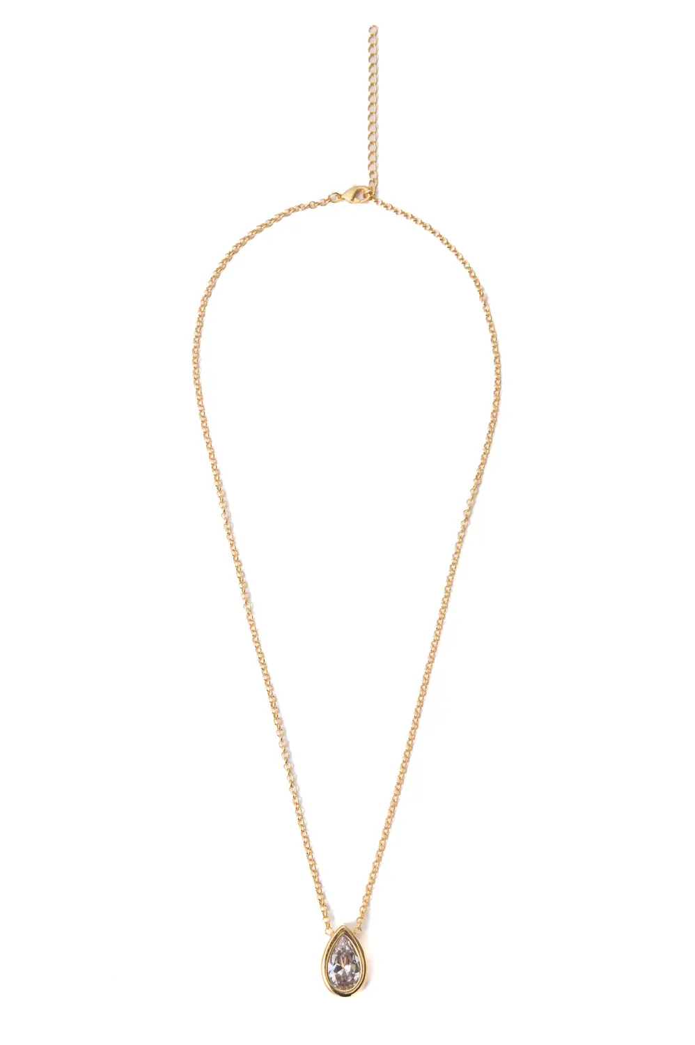 Colar Gota Conecta com Banho em Ouro 18k
