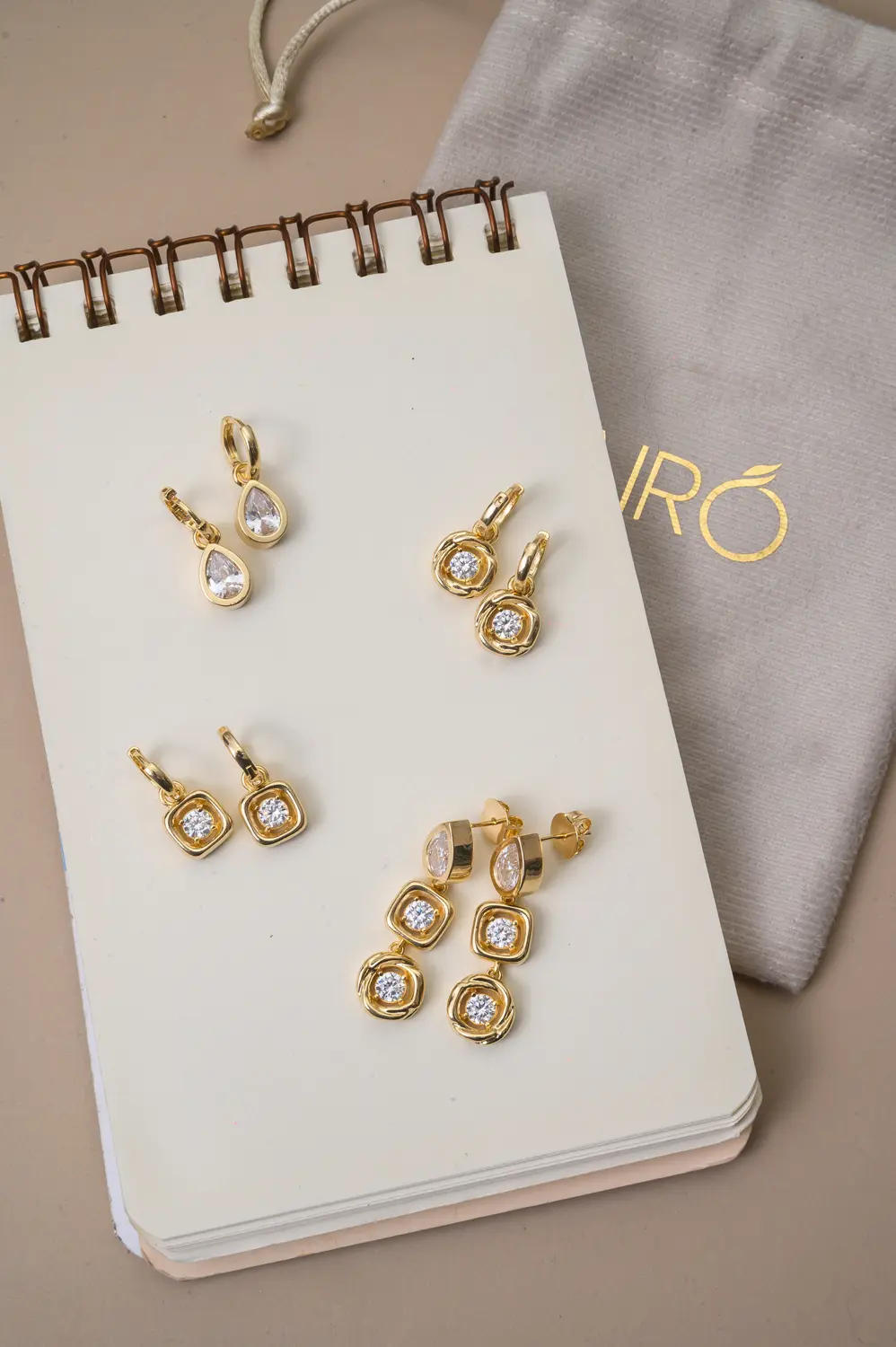 Argola Conecta com Banho em Ouro 18k