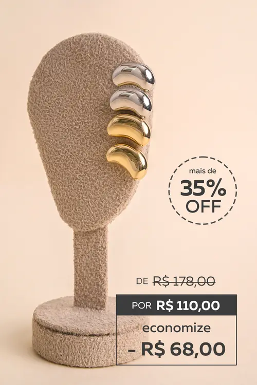 Dois Brincos por R$110