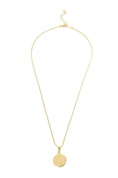 Colar Oração Pai Nosso com Banho em Ouro 18k