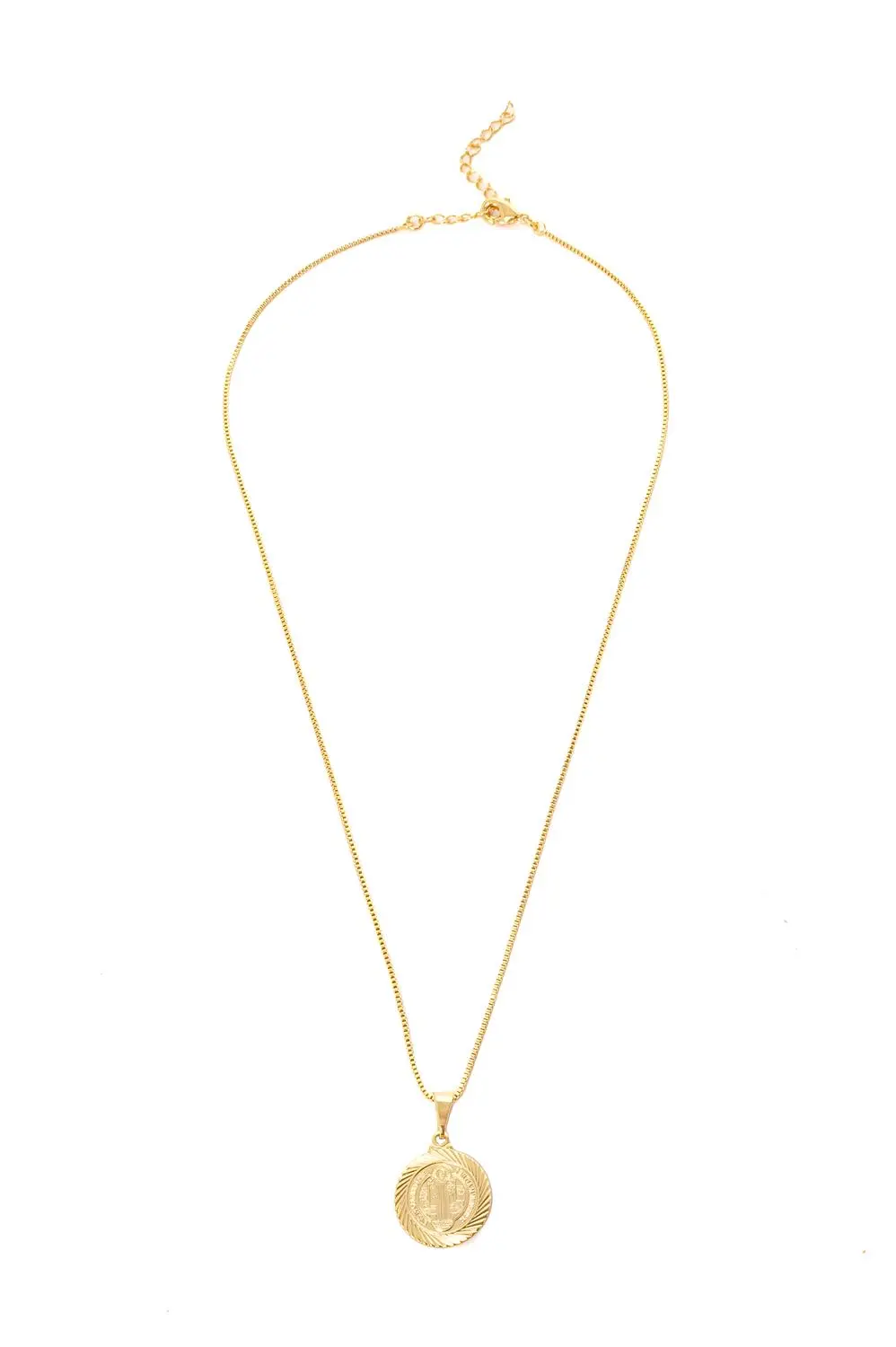 Colar São Bento com Banho em Ouro 18k