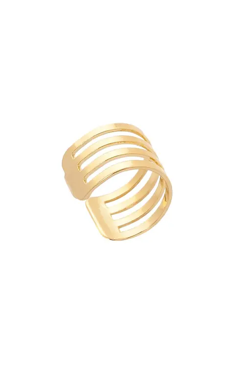 Piecing Fake Quatro Voltas com Banho em Ouro 18k