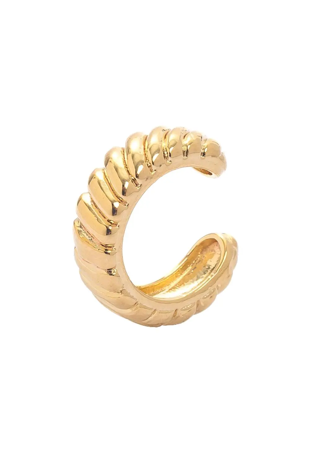 Piercing Fake Texturizado com Banho em Ouro 18k