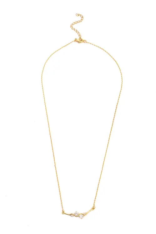 Colar Pontos de Luz com Banho em Ouro 18k