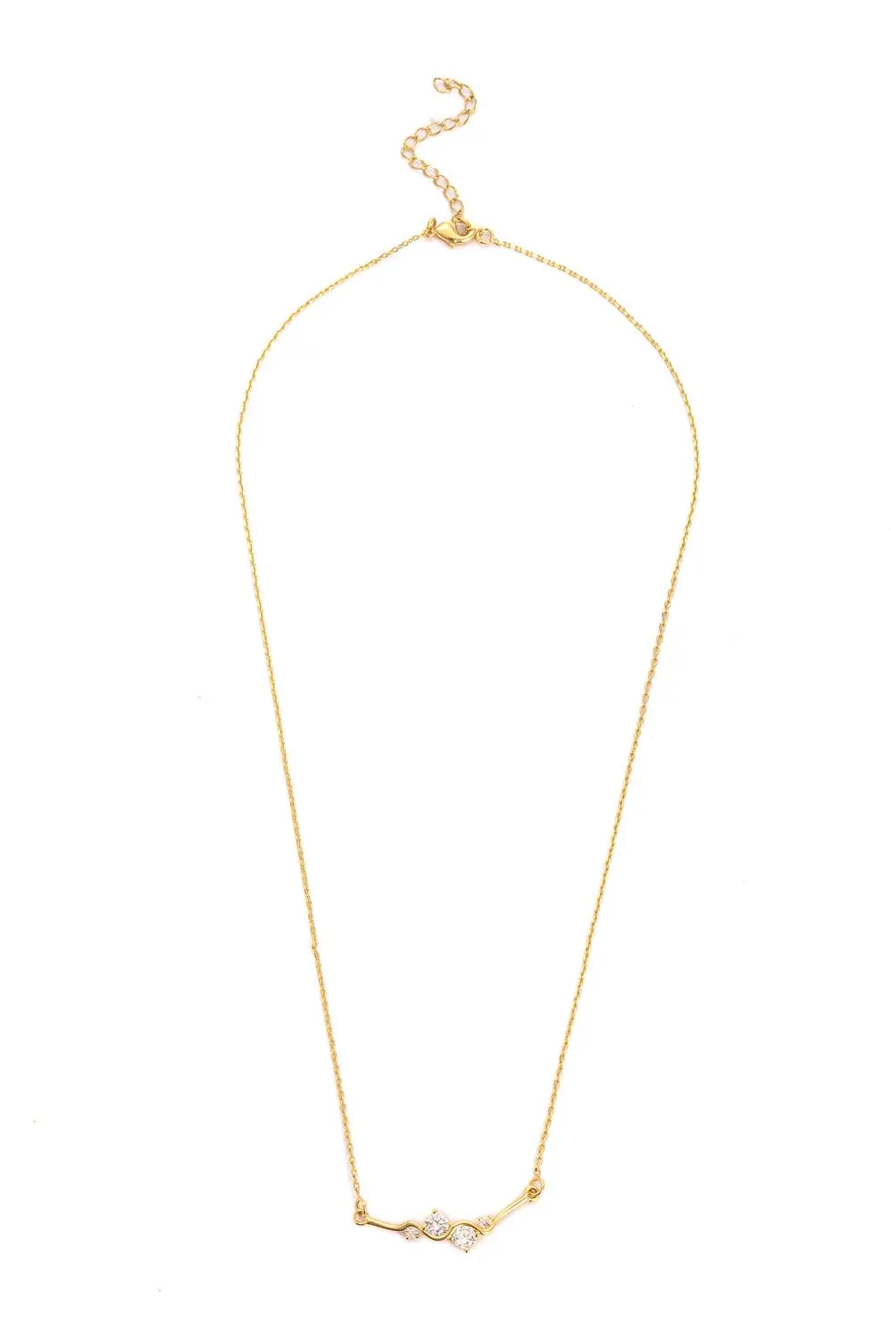 Colar Pontos de Luz com Banho em Ouro 18k