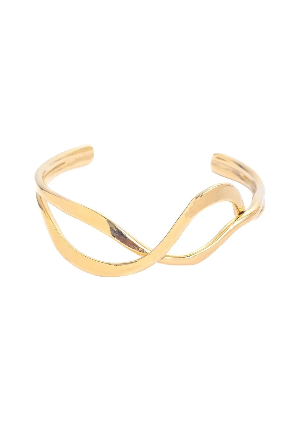 Bracelete Reflexo com Banho em Ouro 18k