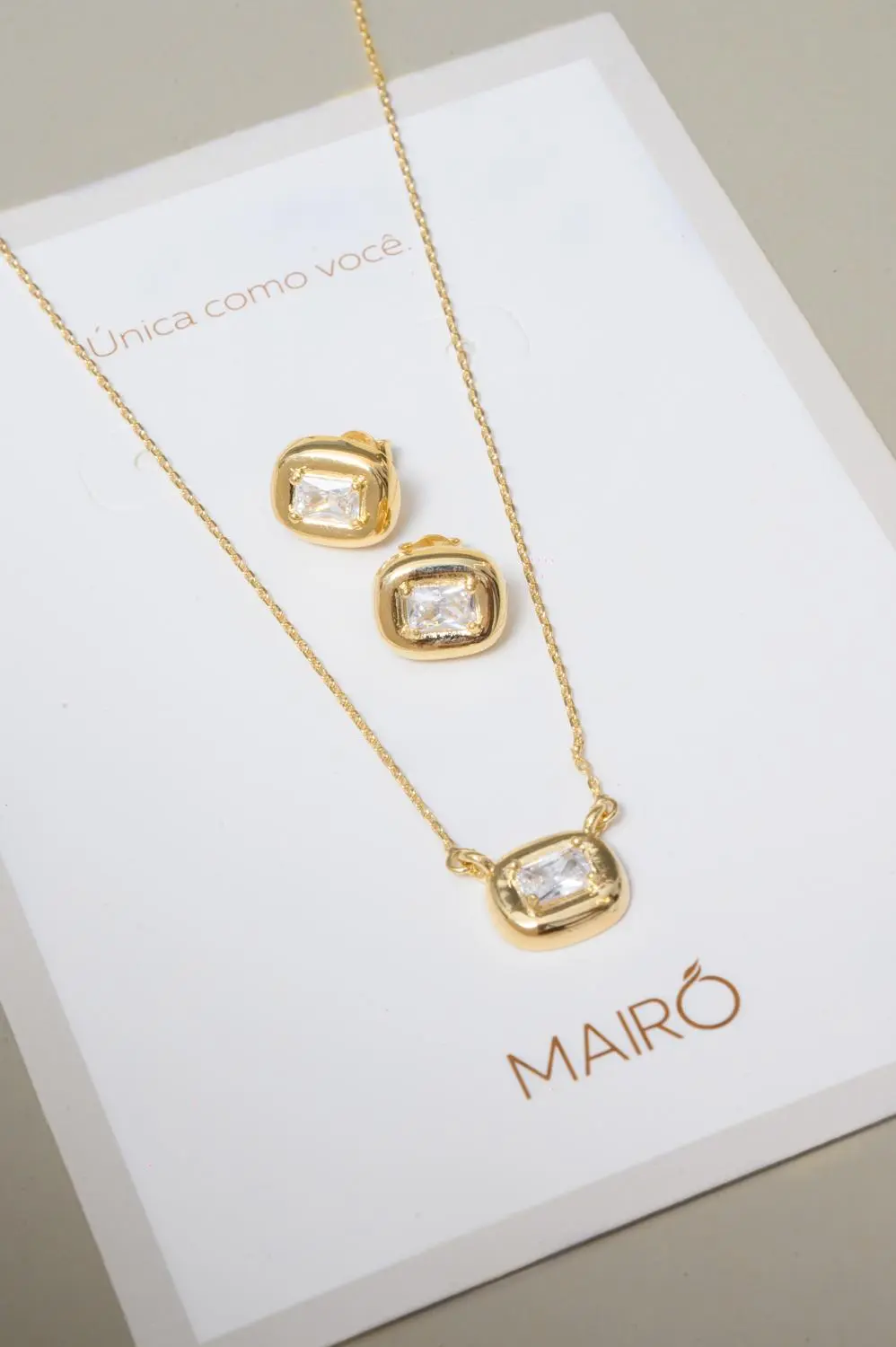 Colar Mini Conceito com Banho em Ouro 18k