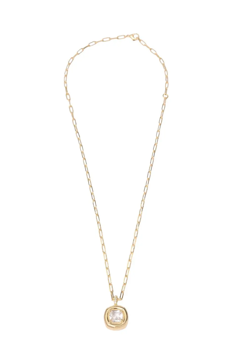 Colar Contemporâneo com Banho em Ouro 18k