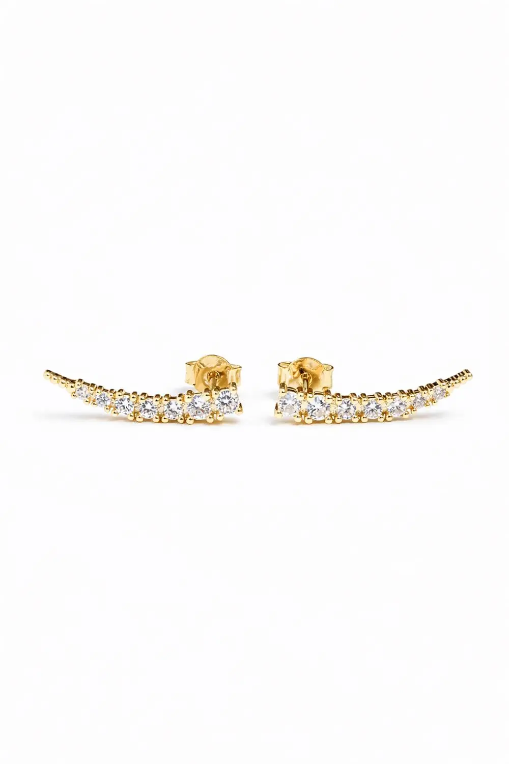 Brinco Ear Cuff Delicado com Banho em Ouro 18k
