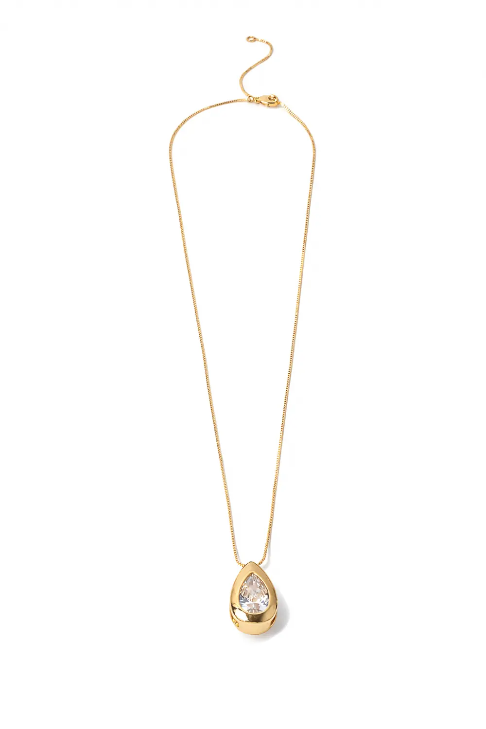 Colar Gota com Banho em Ouro 18k