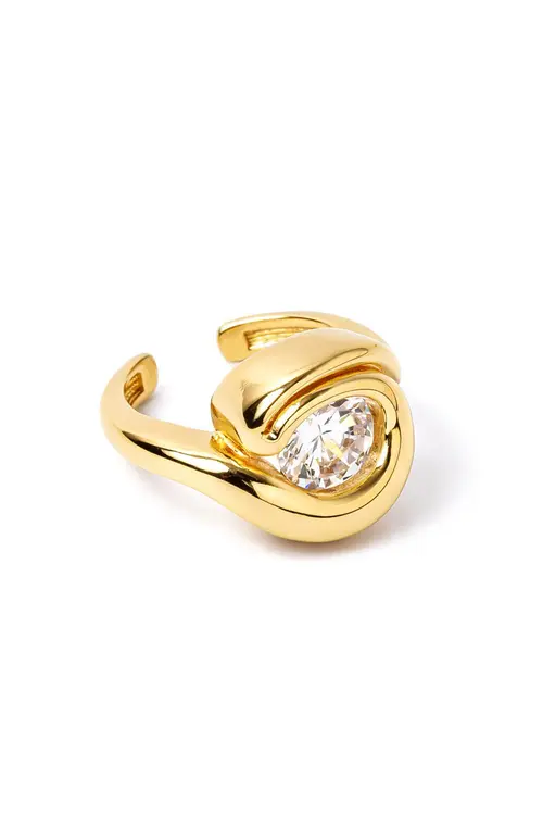 Anel Formas com Banho em Ouro 18k