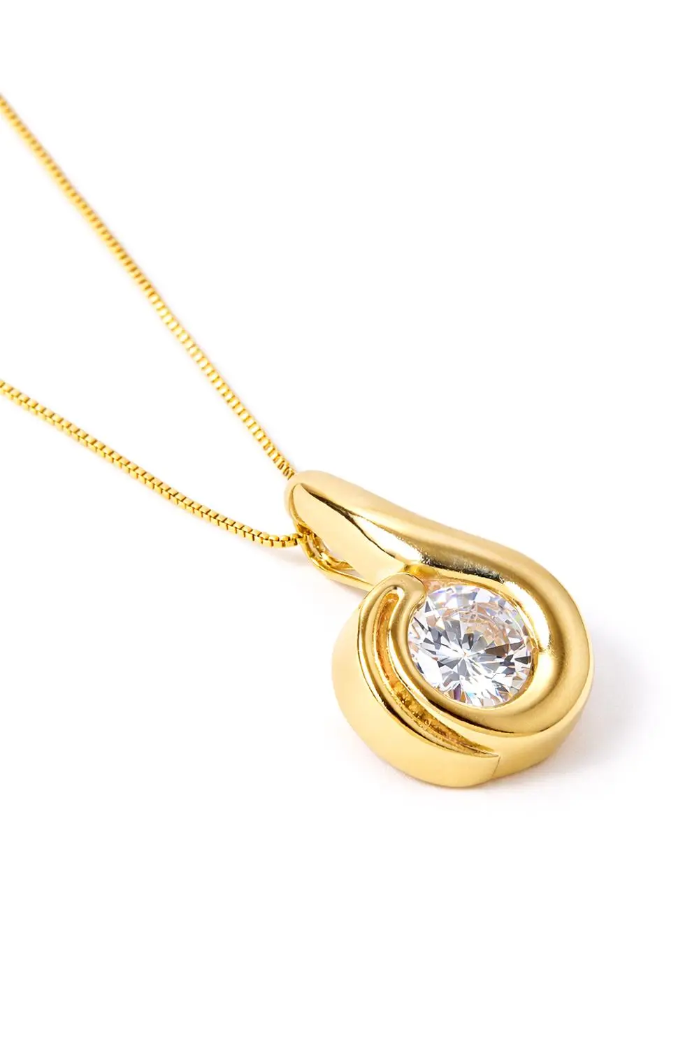 Colar Formas com Banho em Ouro 18k