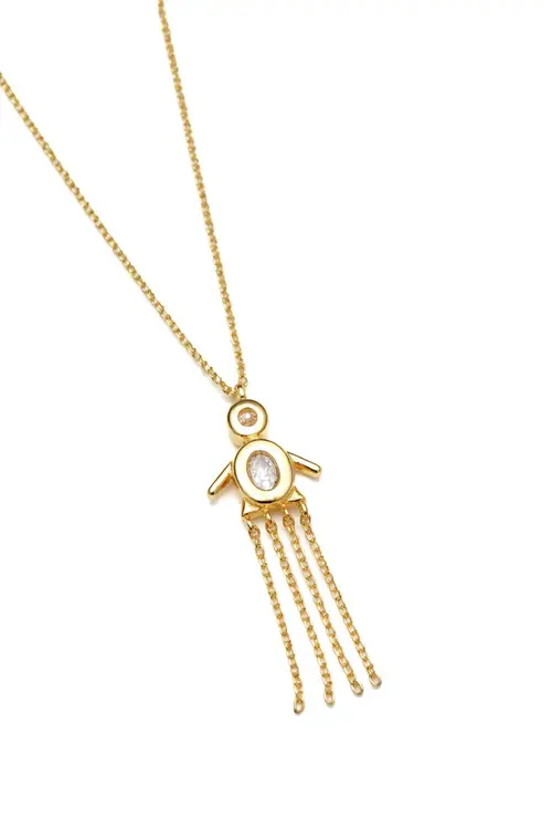 Colar Menina Delicada com Banho em Ouro 18k