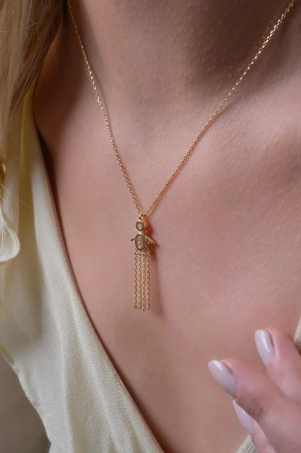 Colar Menina Delicada com Banho em Ouro 18k