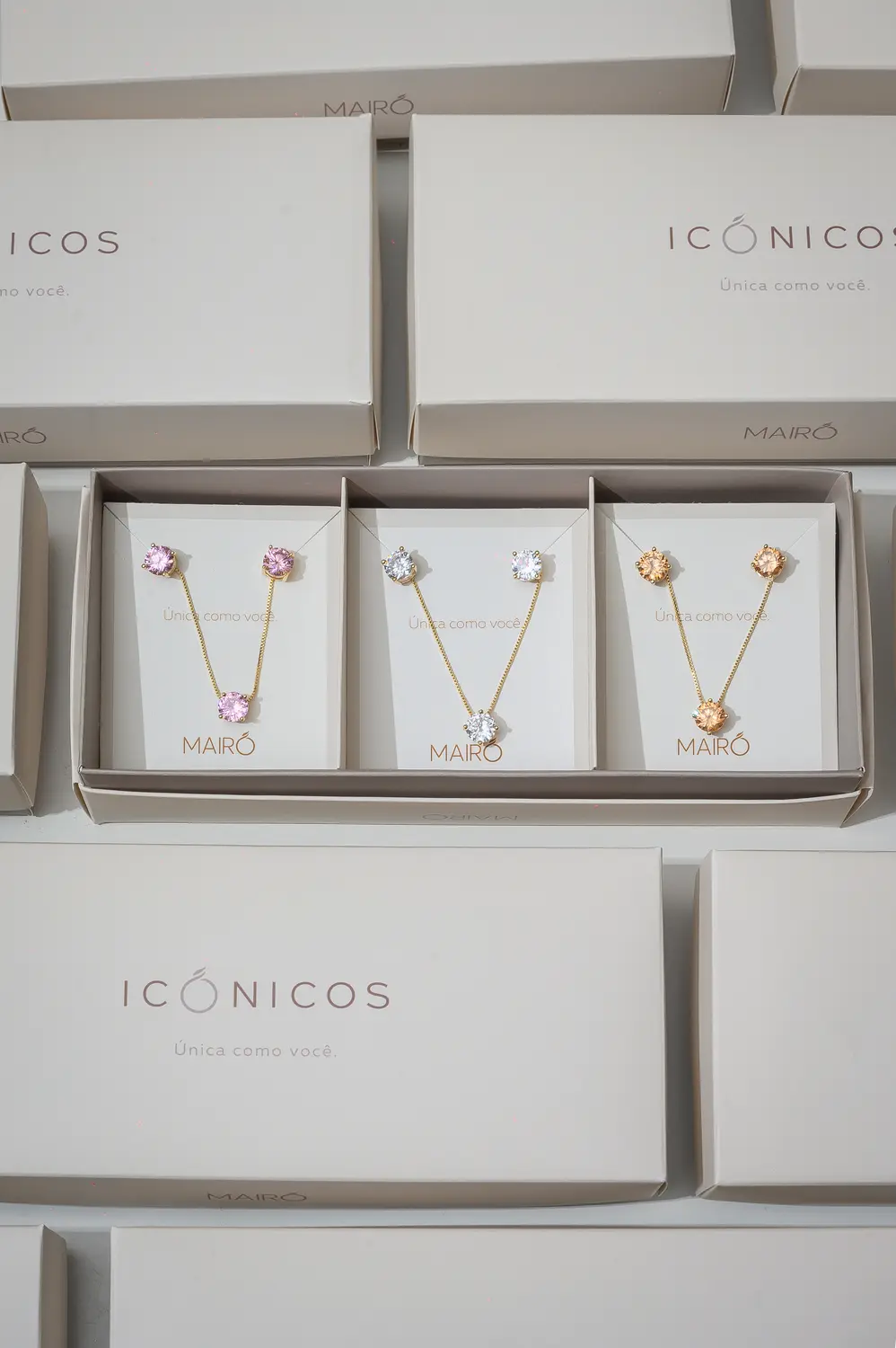 Kit Ponto de Luz Icônicos Mairó em Ouro 18k