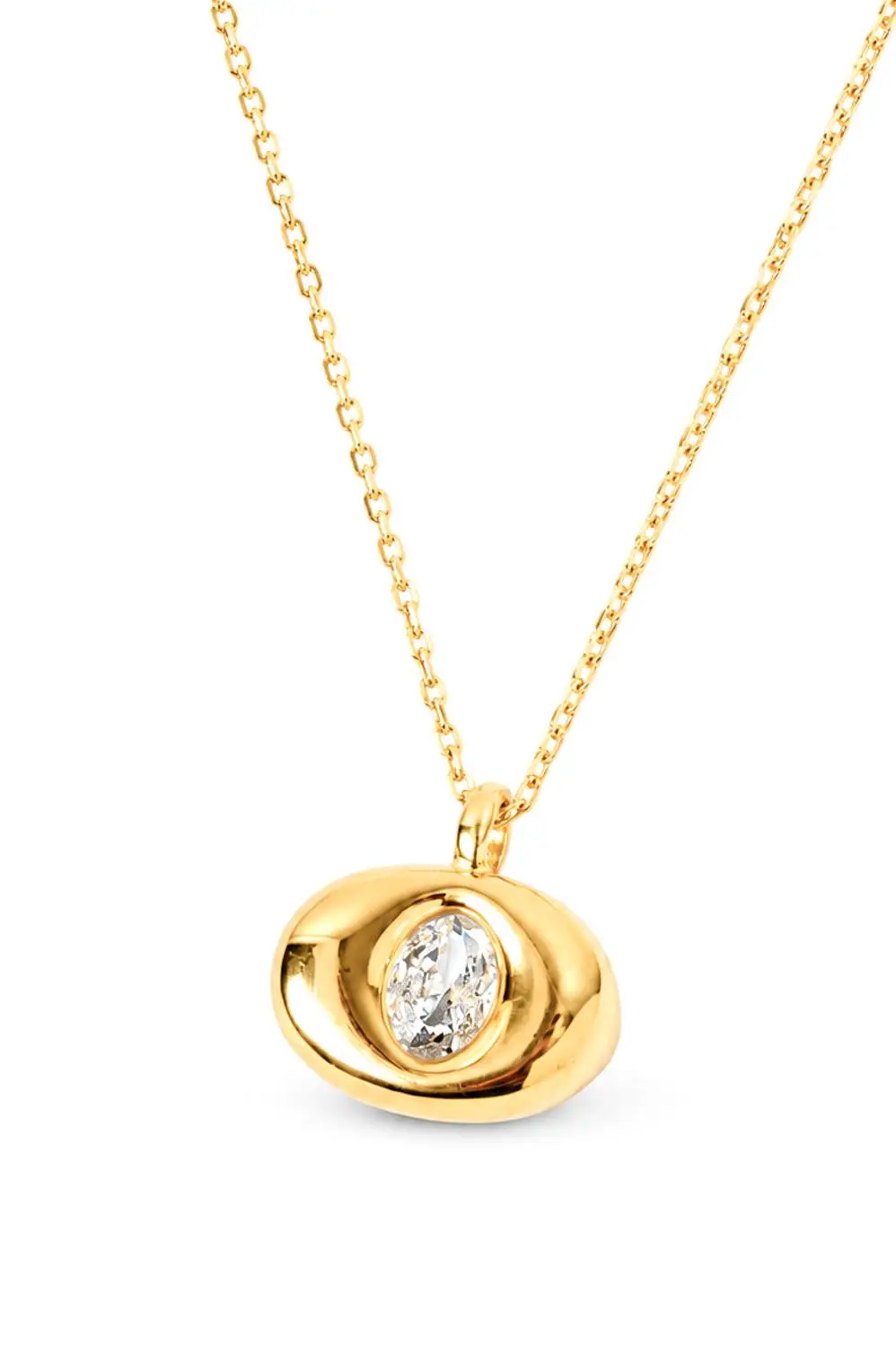 Colar M Urban com Banho em Ouro 18k