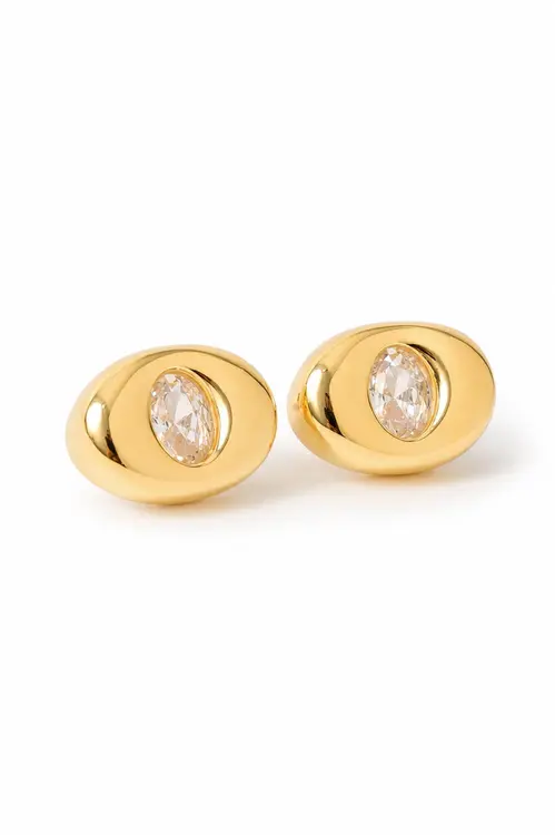 Brinco G Urban com Banho em Ouro 18k